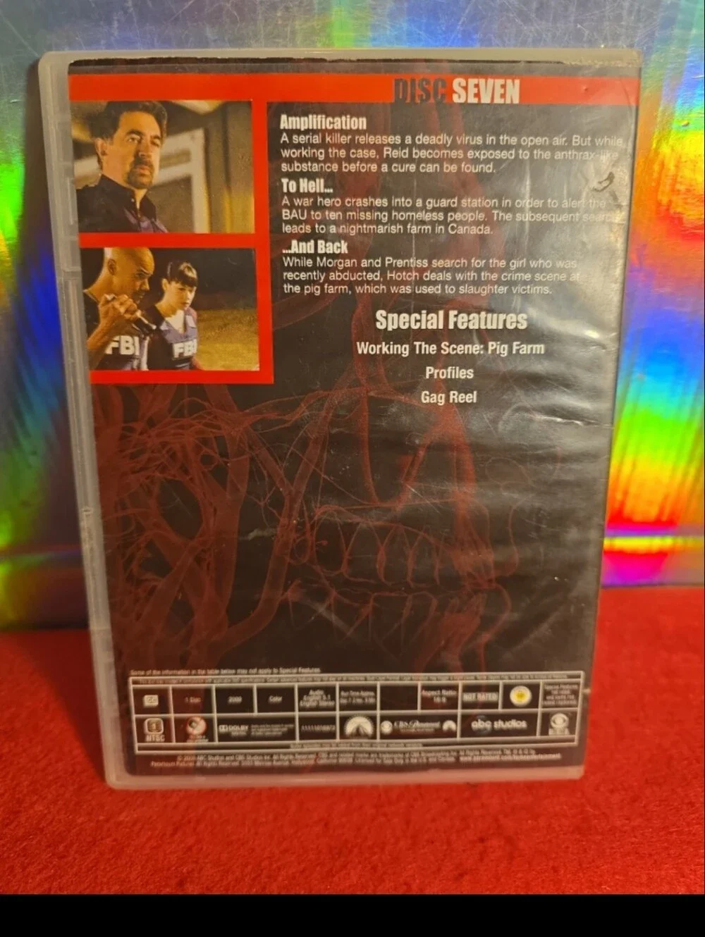 091726 Criminal Minds: Season 4 (7-DVD, 2009, Widescreen. 1 disc. studio 18 d
